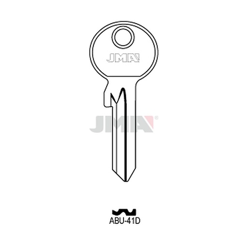 [ABU-41D] Clé plate acier ABU-41D