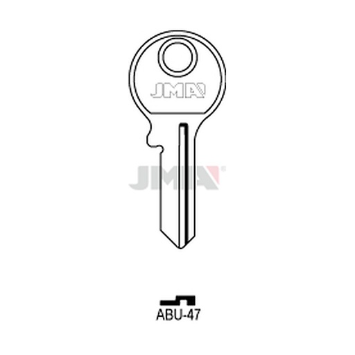 [ABU-47] Clé plate acier ABU-47