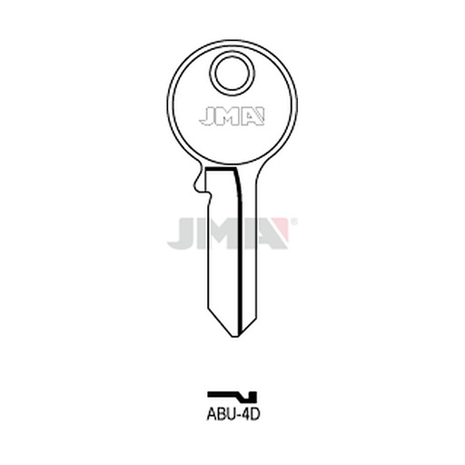 [ABU-4D] Clé plate acier ABU-4D