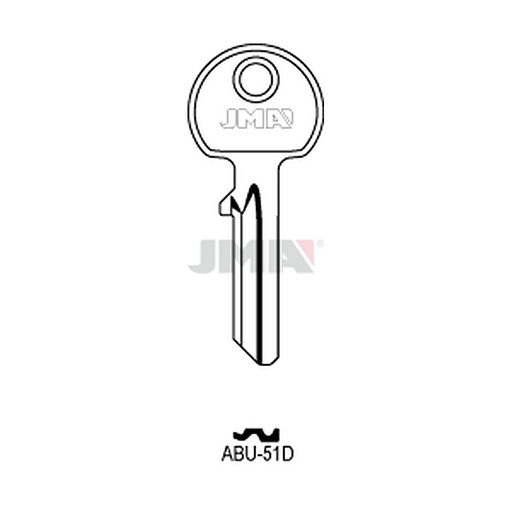 [ABU-51D] Clé plate acier ABU-51D