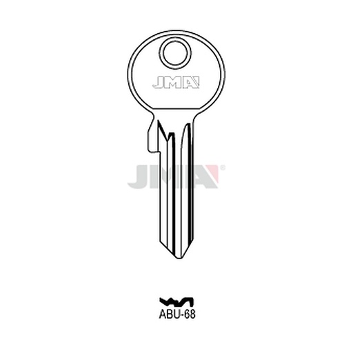 [ABU-68] Clé plate acier ABU-68