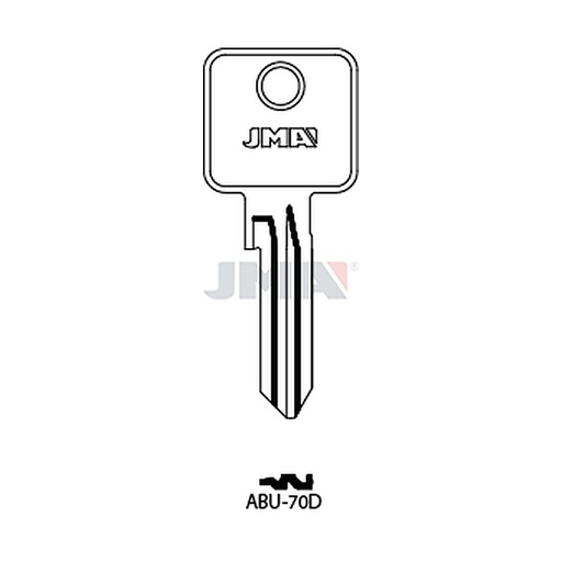 [ABU-70D] Clé plate acier ABU-70D