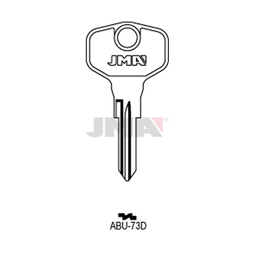 [ABU-73D] Clé plate laiton ABU-73D