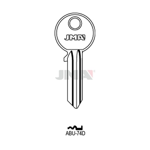 [ABU-74D] Clé plate ps acier ABU-74D