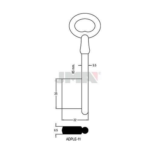 [ADPLE-11] Clé diverse spéciale t3 5,5x85 ADPLE-11