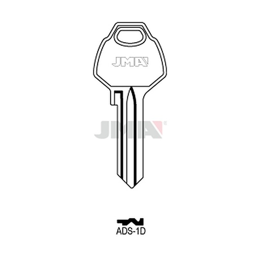 [ADS-1D] Clé plate acier ADS-1D
