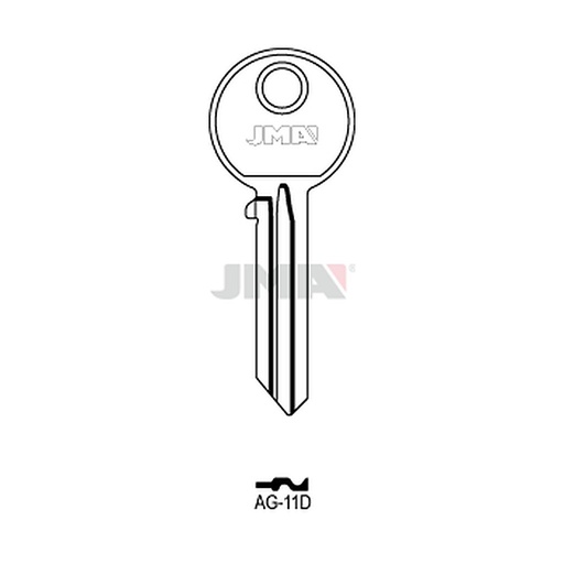 [AG-11D] Clé plate acier AG-11D