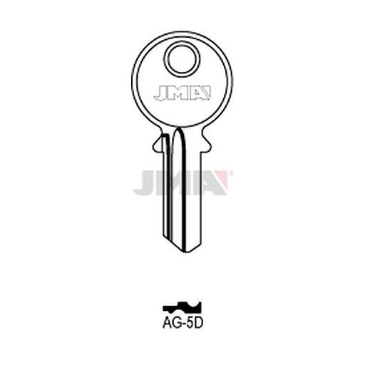 [AG-5D] Clé plate acier AG-5D