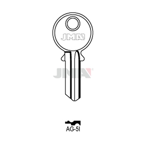 [AG-5I] Clé plate acier AG-5I