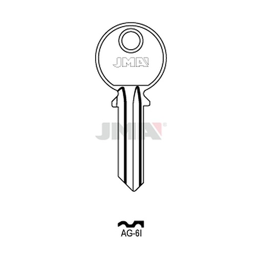 [AG-6I] Clé plate acier AG-6I