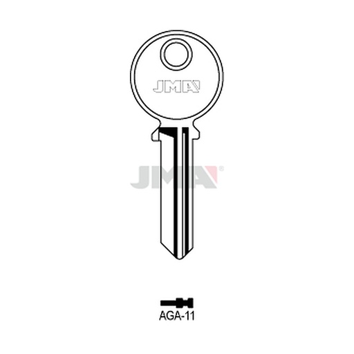 [AGA-11] Clé plate acier AGA-11