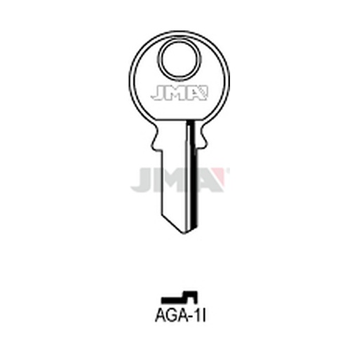 [AGA-1I] Clé plate acier AGA-1I