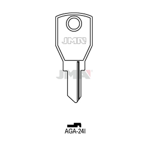 [AGA-24I] Clé plate acier AGA-24I
