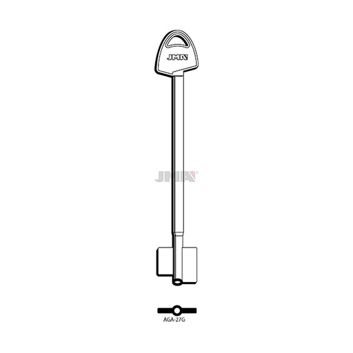 [AGA-27G] Clé double panneton AGA-27G