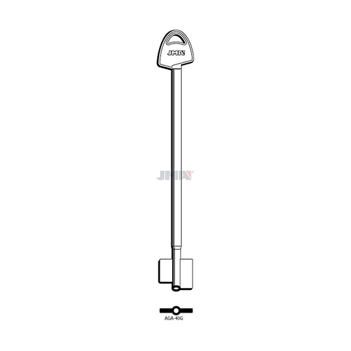 [AGA-40G] Clé double panneton AGA-40G