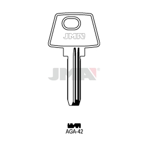 [AGA-42] Clé spec.cyl.tête métal AGA-42