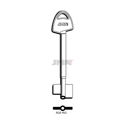 [AGA-46G] Clé double panneton AGA-46G