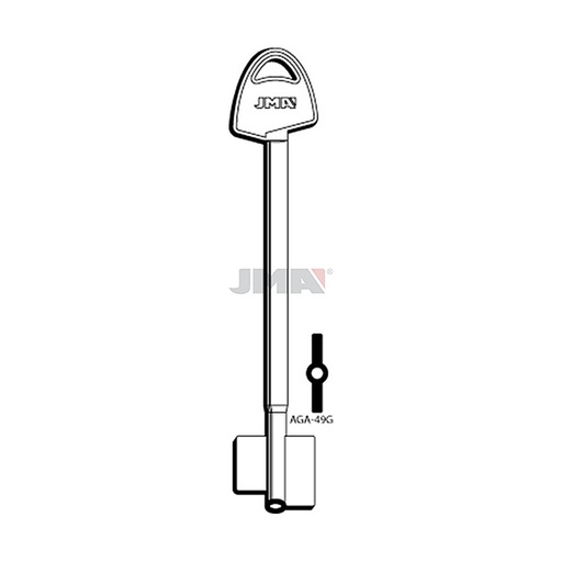 [AGA-49G] Clé double panneton AGA-49G