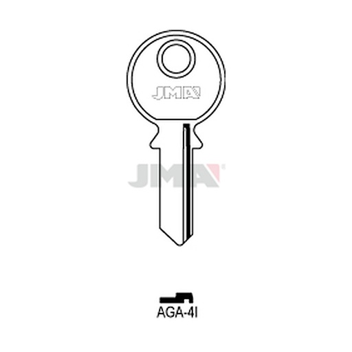 [AGA-4I] Clé plate acier AGA-4I