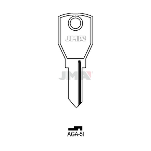 [AGA-5I] Clé plate acier AGA-5I