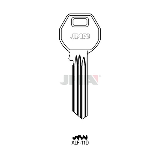 [ALF-11D] Clé plate ps laiton ALF-11D