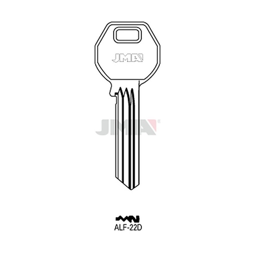 [ALF-22D] Clé plate ps laiton ALF-22D