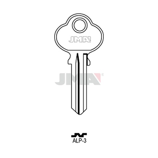 [ALP-3] Clé plate acier ALP-3