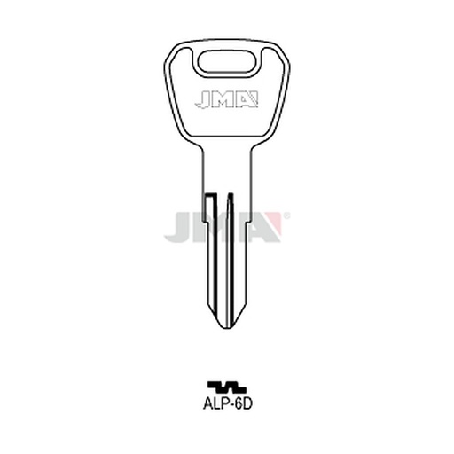 [ALP-6D] Clé plate acier ALP-6D
