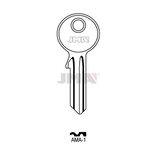 [AMA-1] Clé plate acier AMA-1