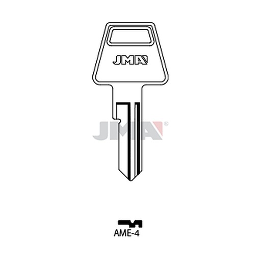 [AME-4] Clé plate ps laiton AME-4