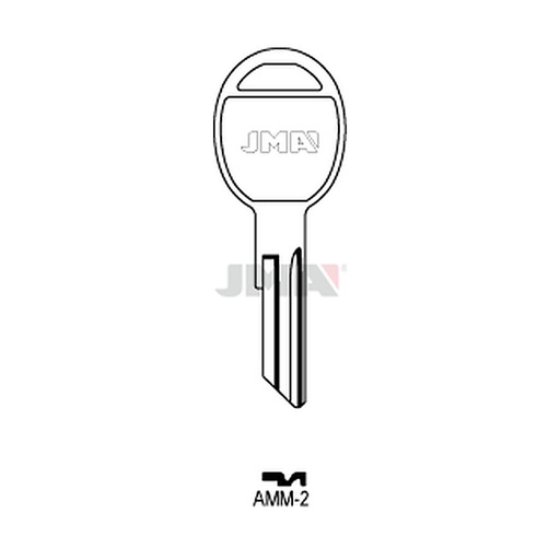 [AMM-2] Clé plate laiton AMM-2