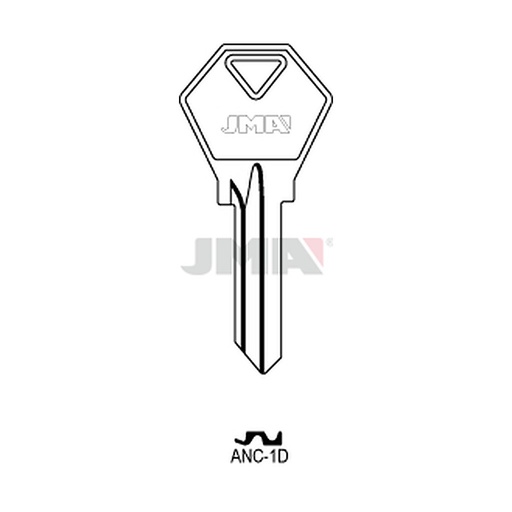 [ANC-1D] Clé plate acier ANC-1D