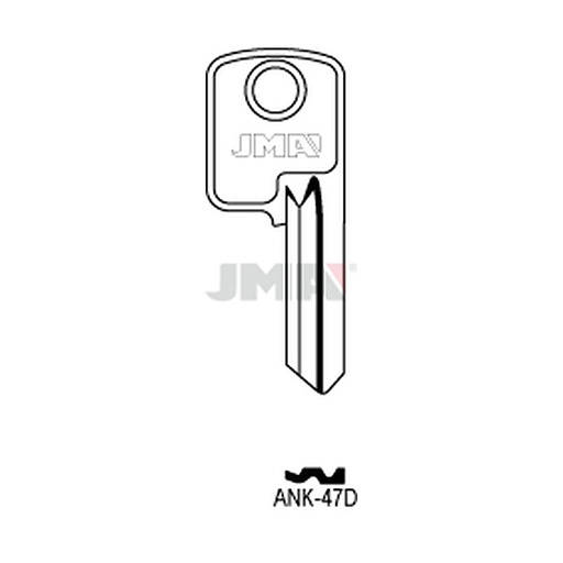 [ANK-47D] Clé plate acier ANK-47D