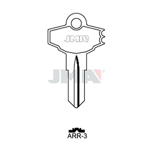 [ARR-3] Clé plate laiton ARR-3