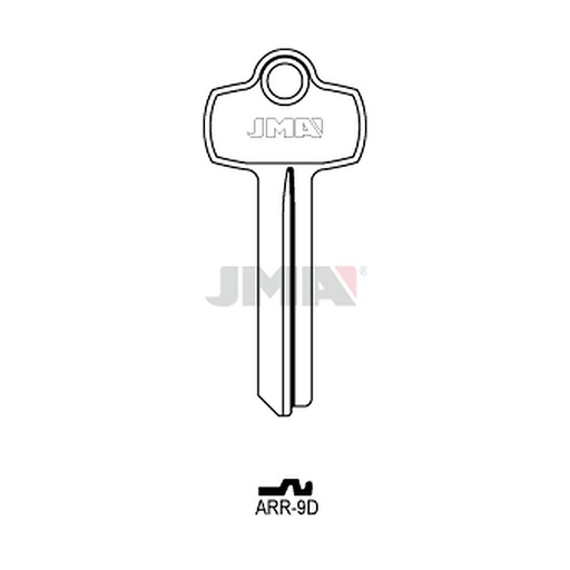 [ARR-9D] Clé plate laiton ARR-9D