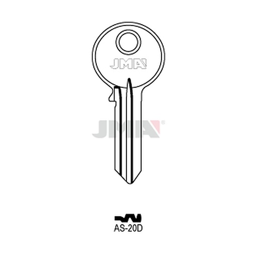 [AS-20D] Clé plate ps acier AS-20D