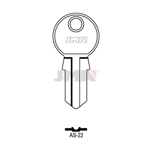 [AS-22] Clé plate ps laiton AS-22