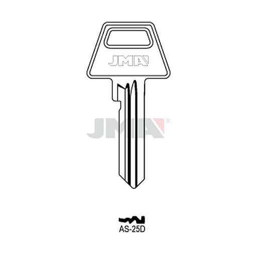 [AS-25D] Clé plate ps acier AS-25D
