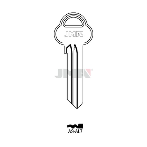 [AS-AL7] Clé plate ps acier AS-AL7