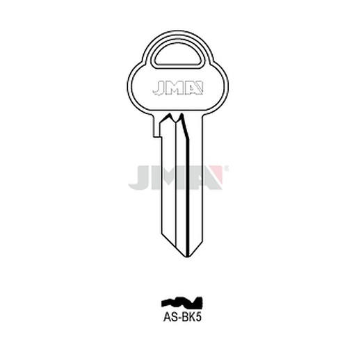 [AS-BK5] Clé plate ps acier AS-BK5
