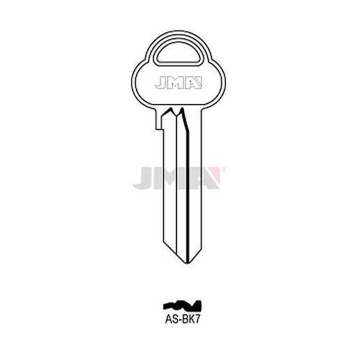 [AS-BK7] Clé plate ps acier AS-BK7