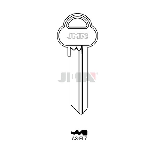 [AS-EL7] Clé plate ps acier AS-EL7