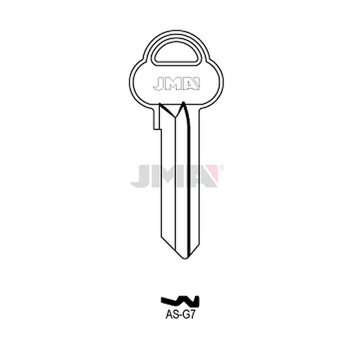 [AS-G7] Clé plate ps acier AS-G7