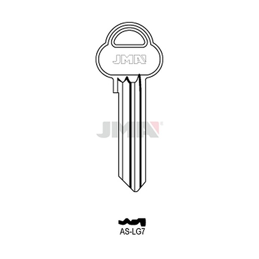 [AS-LG7] Clé plate ps acier AS-LG7