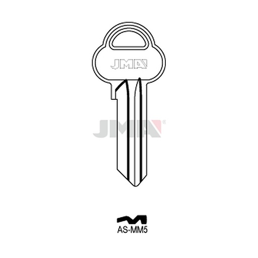 [AS-MM5] Clé plate ps acier AS-MM5