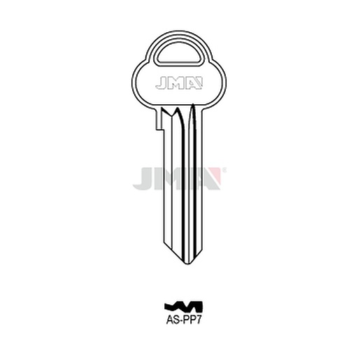 [AS-PP7] Clé plate ps acier AS-PP7