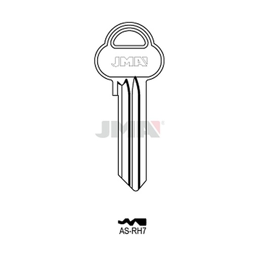 [AS-RH7] Clé plate ps acier AS-RH7