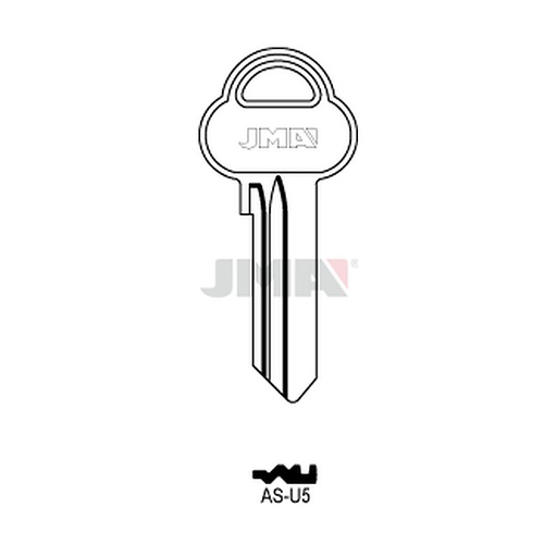 [AS-U5] Clé plate ps acier AS-U5