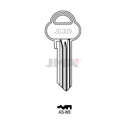 [AS-W5] Clé plate ps acier AS-W5