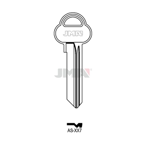[AS-XX7] Clé plate ps acier AS-XX7